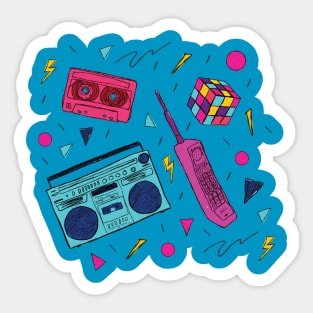 I love the 80's Sticker